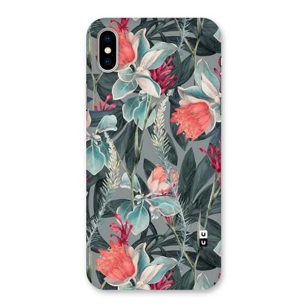 Colored Petals Back Case for iPhone X