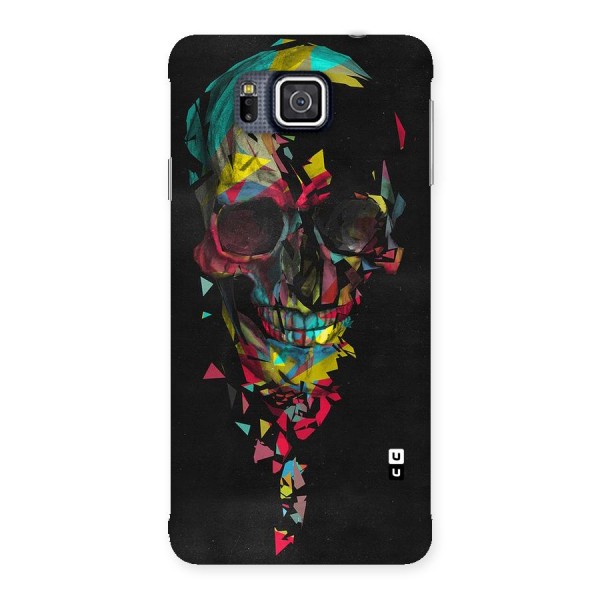 Colored Skull Shred Back Case for Galaxy Alpha