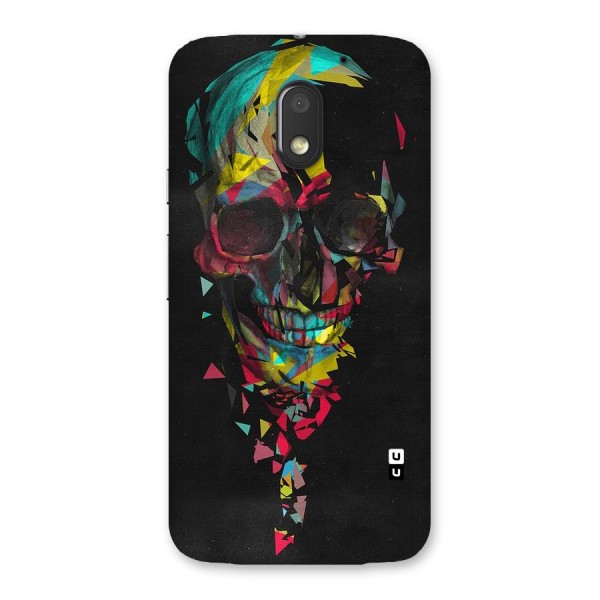 Colored Skull Shred Back Case for Moto E3 Power