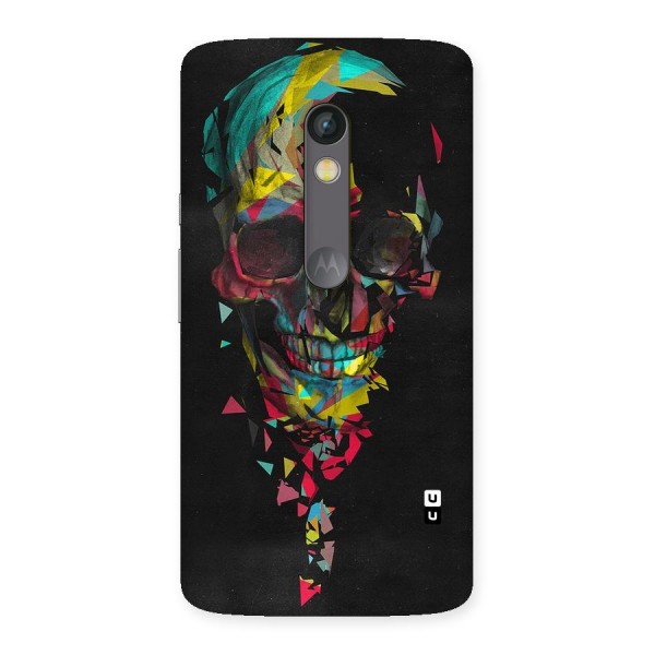 Colored Skull Shred Back Case for Moto X Play