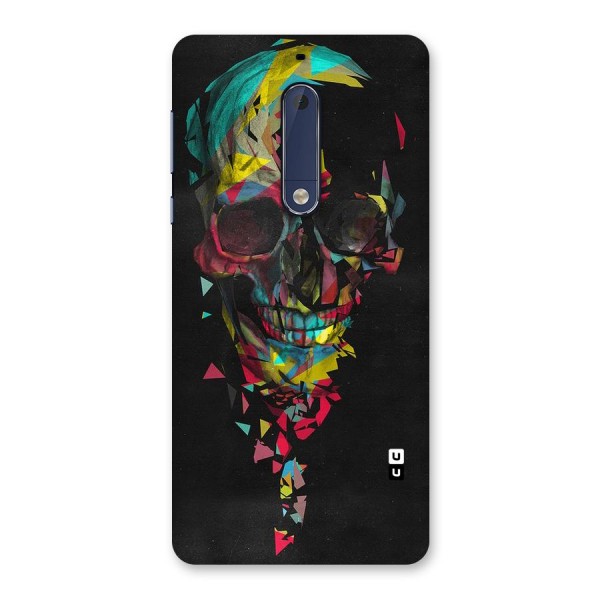 Colored Skull Shred Back Case for Nokia 5