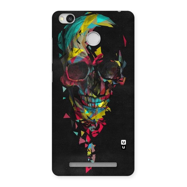 Colored Skull Shred Back Case for Redmi 3S Prime