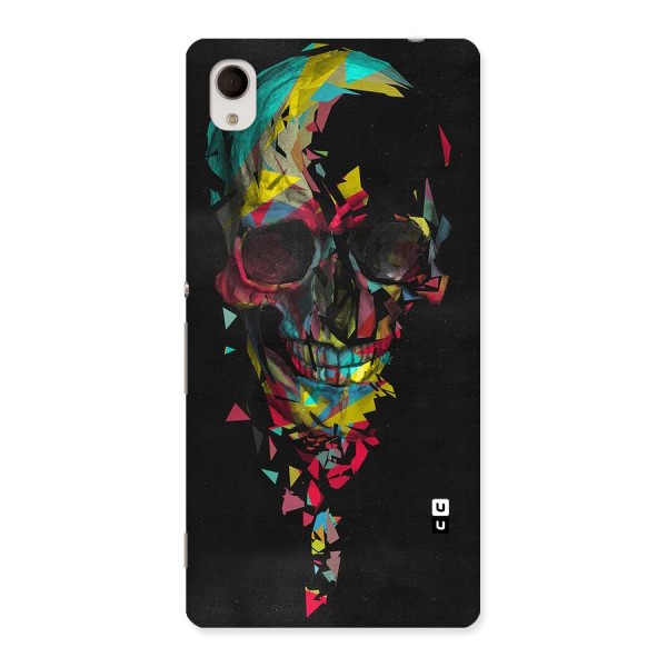 Colored Skull Shred Back Case for Sony Xperia M4