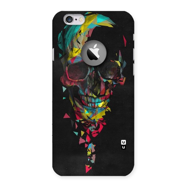 Colored Skull Shred Back Case for iPhone 6 Logo Cut