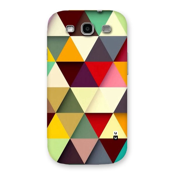 Colored Triangles Back Case for Galaxy S3
