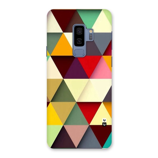 Colored Triangles Back Case for Galaxy S9 Plus
