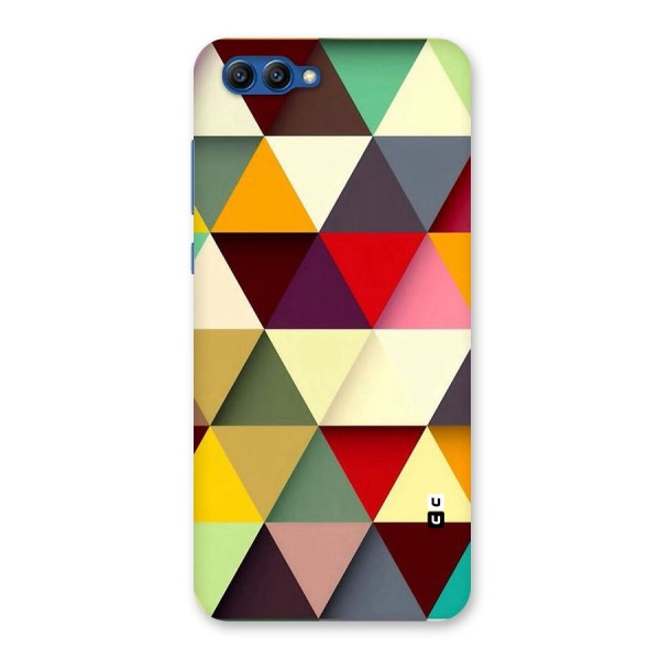 Colored Triangles Back Case for Honor View 10