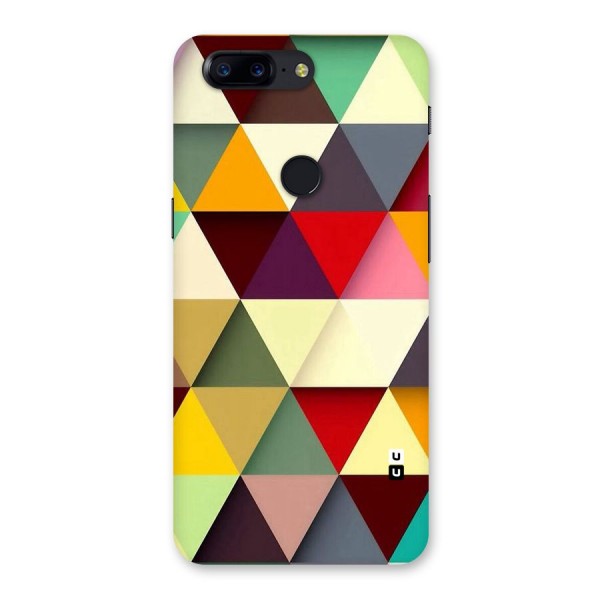 Colored Triangles Back Case for OnePlus 5T