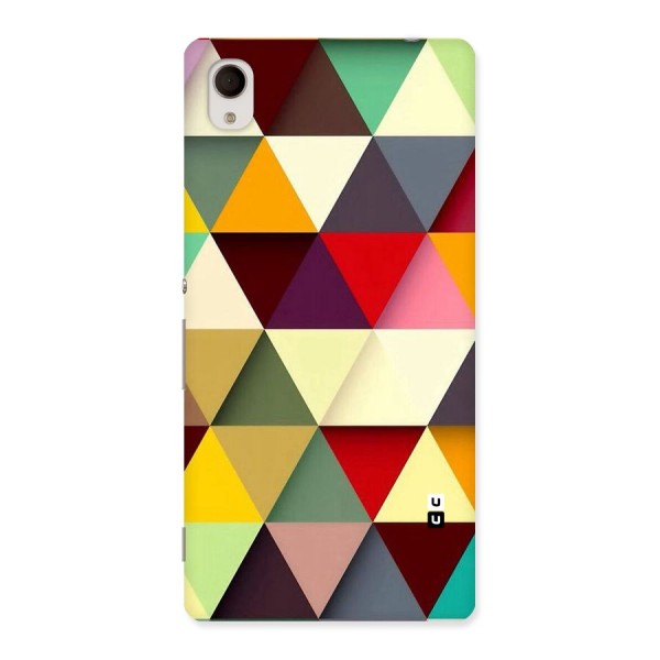 Colored Triangles Back Case for Sony Xperia M4