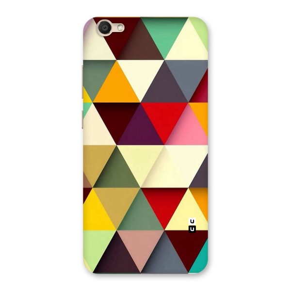 Colored Triangles Back Case for Vivo Y67