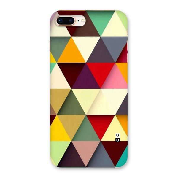 Colored Triangles Back Case for iPhone 8 Plus