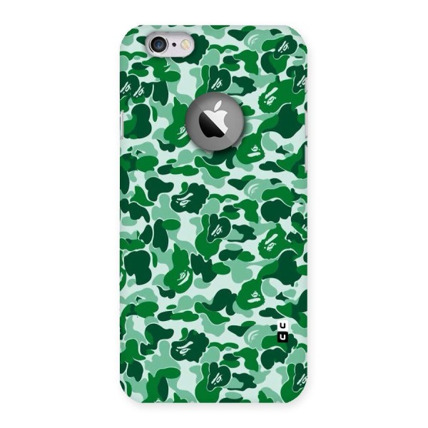 Colorful Camouflage Back Case for iPhone 6 Logo Cut