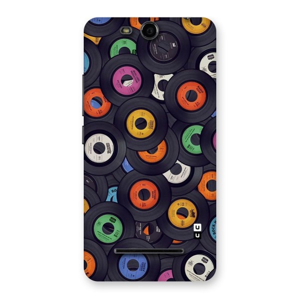 Colorful Disks Back Case for Micromax Canvas Juice 3 Q392