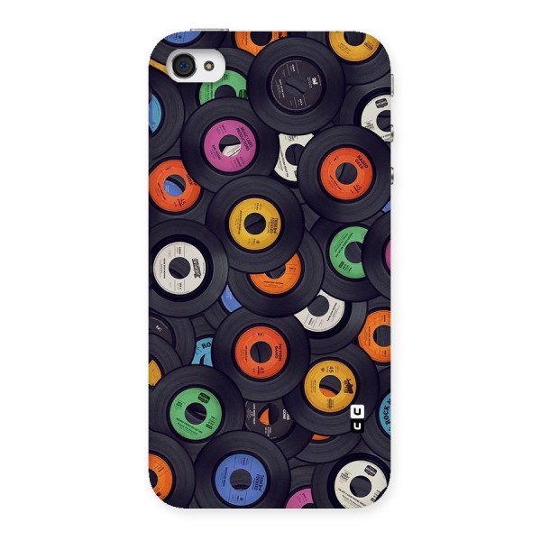 Colorful Disks Back Case for iPhone 4 4s