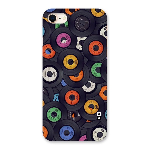 Colorful Disks Back Case for iPhone 8