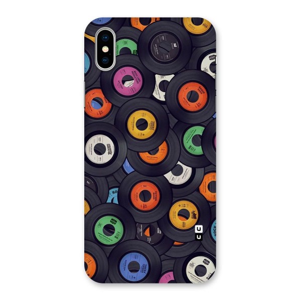 Colorful Disks Back Case for iPhone X