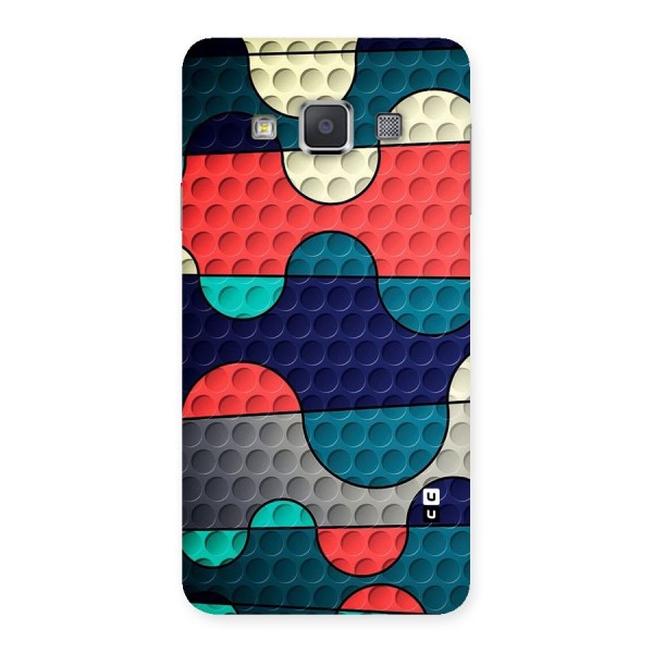 Colorful Puzzle Design Back Case for Galaxy A3
