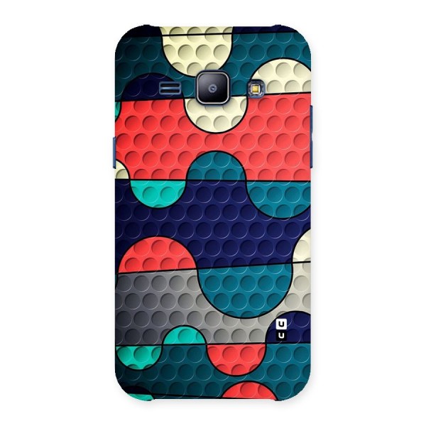 Colorful Puzzle Design Back Case for Galaxy J1