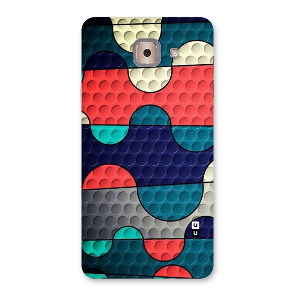 Colorful Puzzle Design Back Case for Galaxy J7 Max