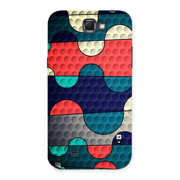 Colorful Puzzle Design Back Case for Galaxy Note 2