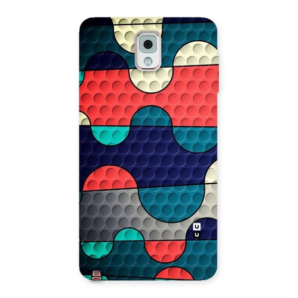Colorful Puzzle Design Back Case for Galaxy Note 3