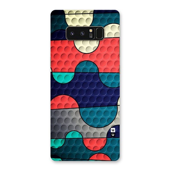 Colorful Puzzle Design Back Case for Galaxy Note 8