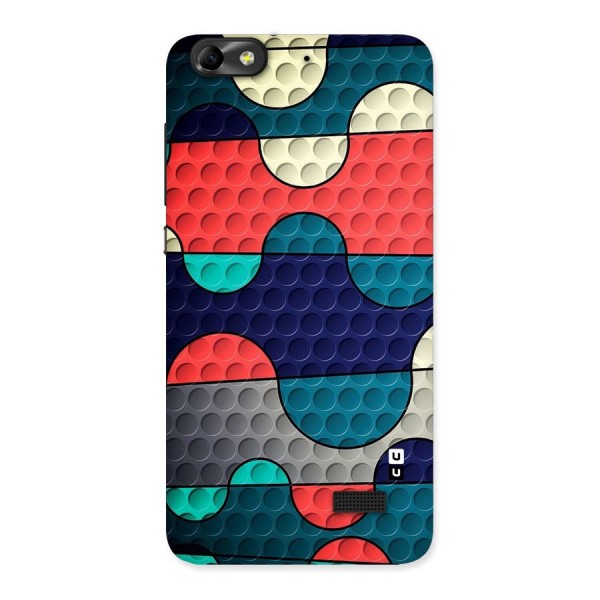 Colorful Puzzle Design Back Case for Honor 4C