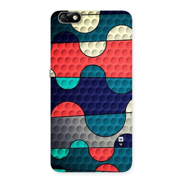 Colorful Puzzle Design Back Case for Honor 4X