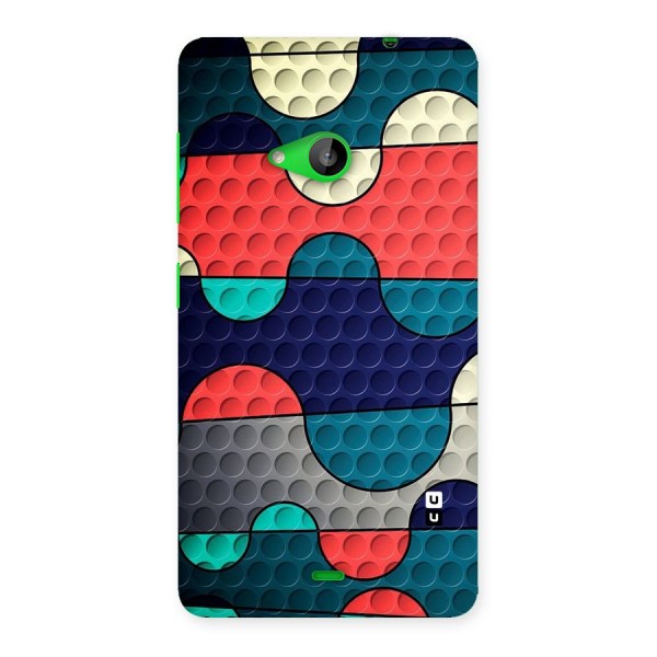 Colorful Puzzle Design Back Case for Lumia 535