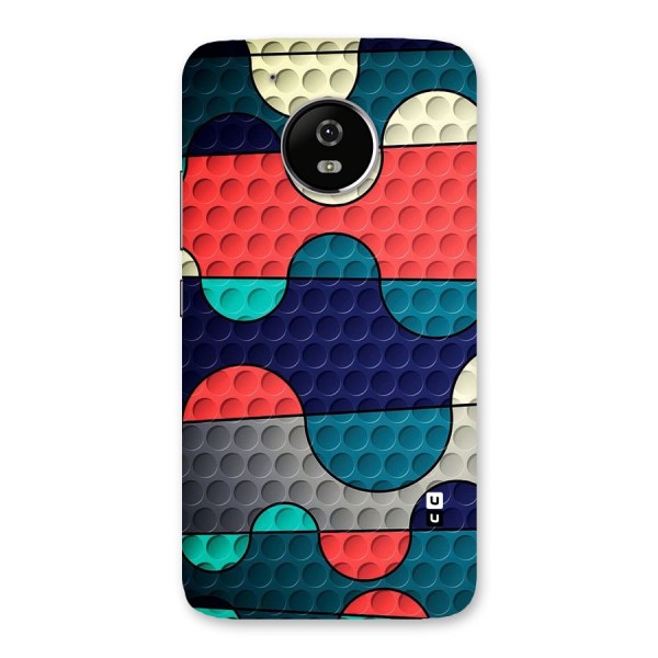 Colorful Puzzle Design Back Case for Moto G5