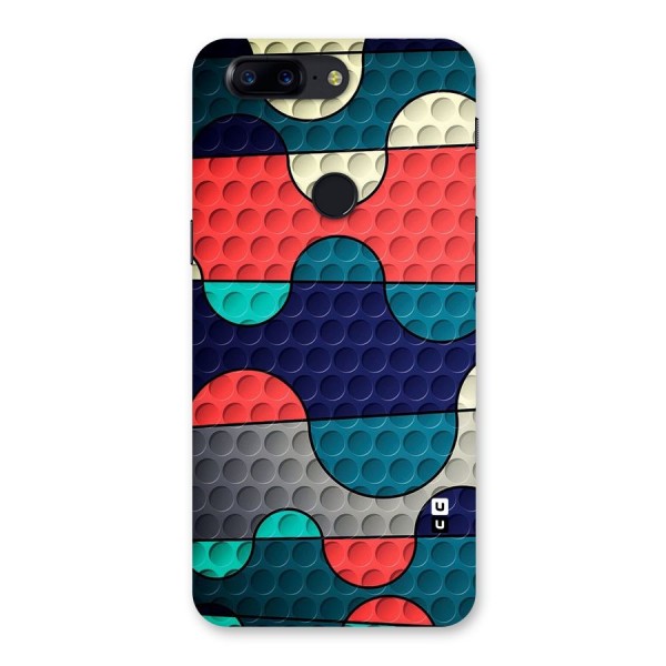 Colorful Puzzle Design Back Case for OnePlus 5T