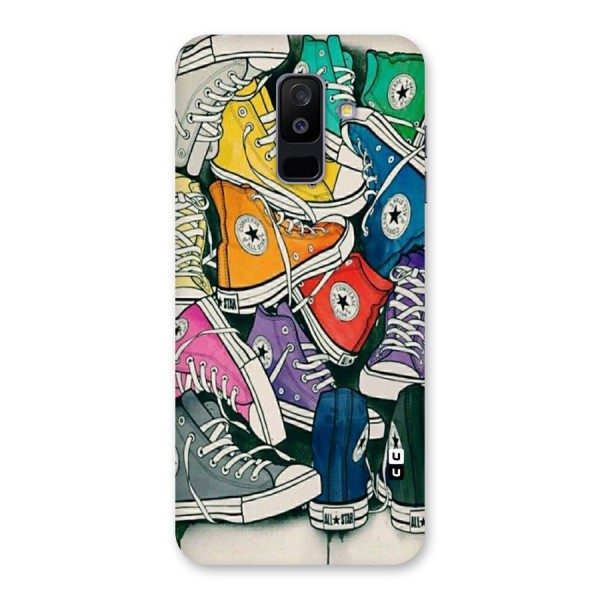 Colorful Shoes Back Case for %Galaxy A6 Plus