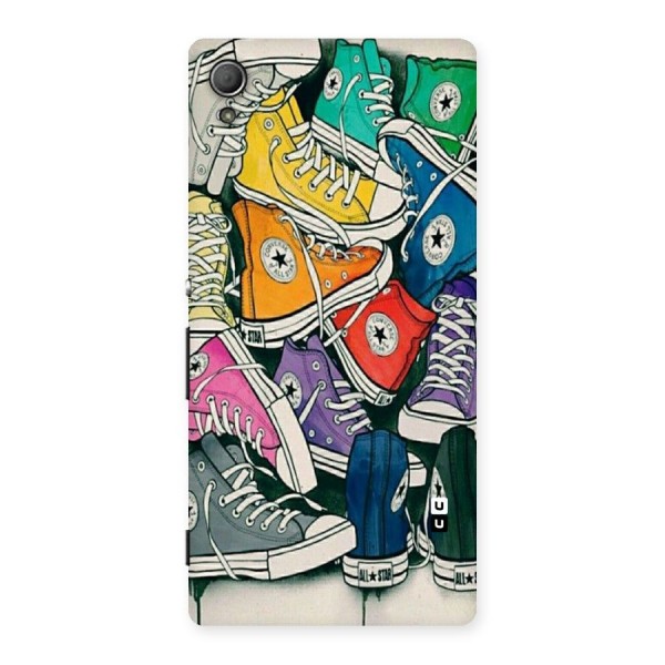 Colorful Shoes Back Case for Xperia Z4