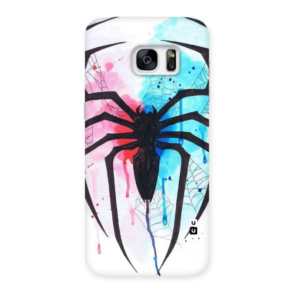 Colorful Web Back Case for Galaxy S7 Edge