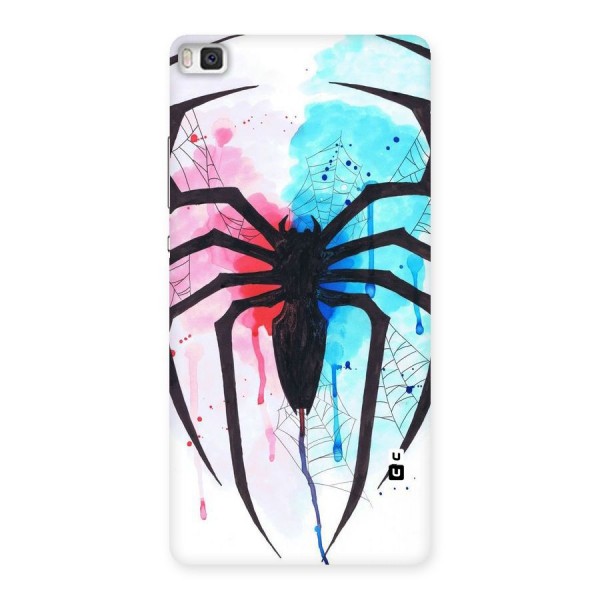 Colorful Web Back Case for Huawei P8