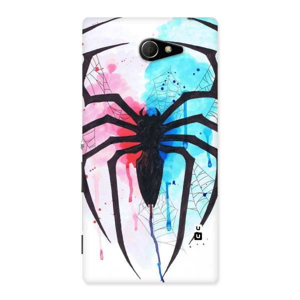 Colorful Web Back Case for Sony Xperia M2