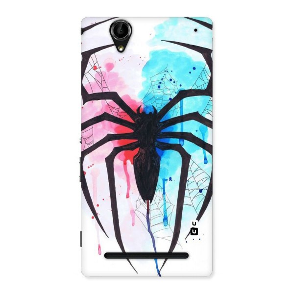 Colorful Web Back Case for Sony Xperia T2