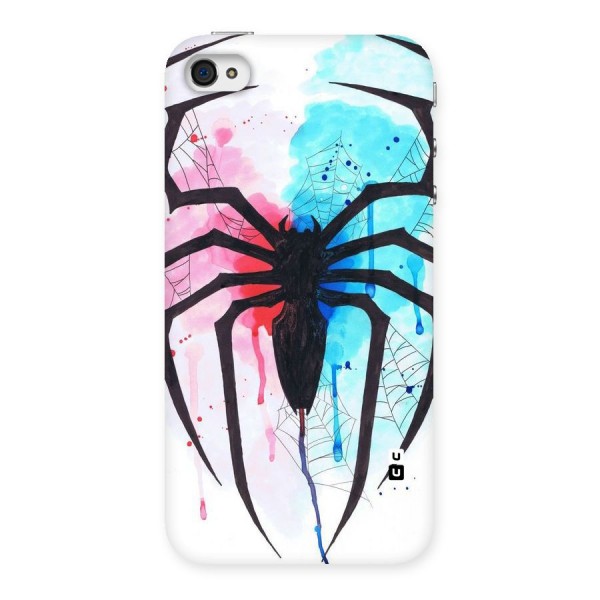Colorful Web Back Case for iPhone 4 4s