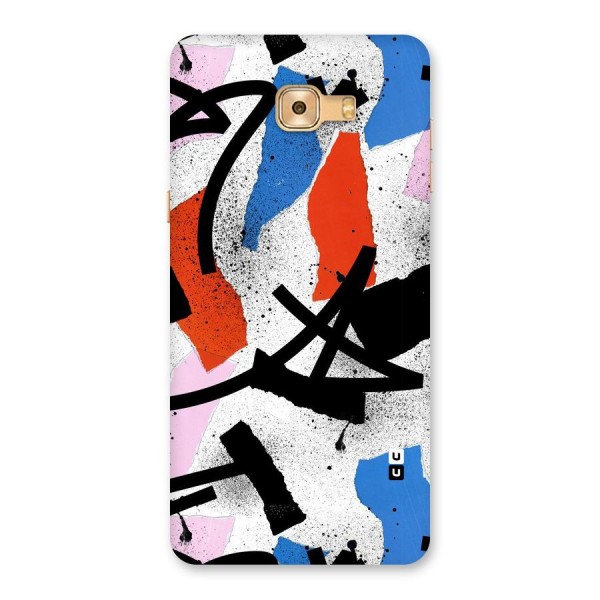 Coloured Abstract Art Back Case for Galaxy C9 Pro