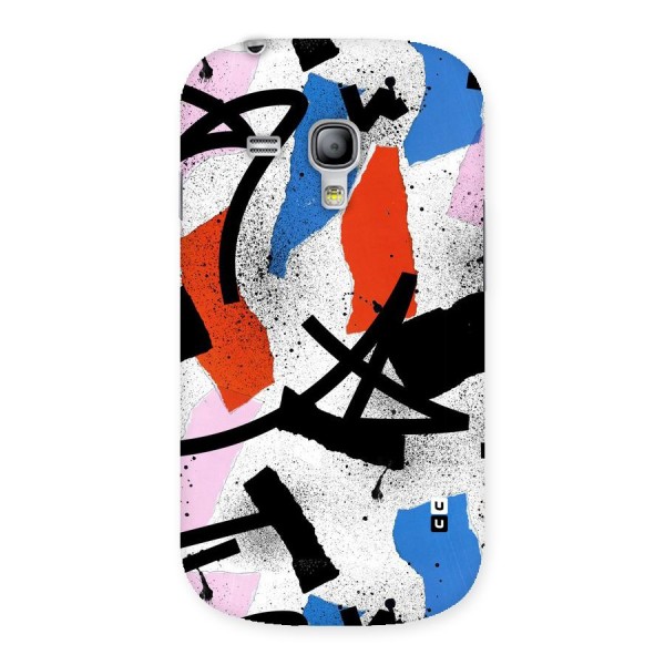 Coloured Abstract Art Back Case for Galaxy S3 Mini