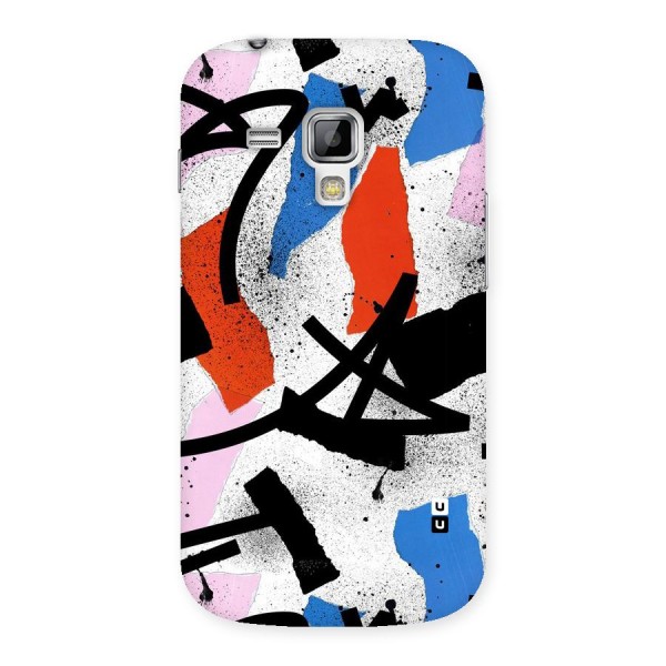 Coloured Abstract Art Back Case for Galaxy S Duos