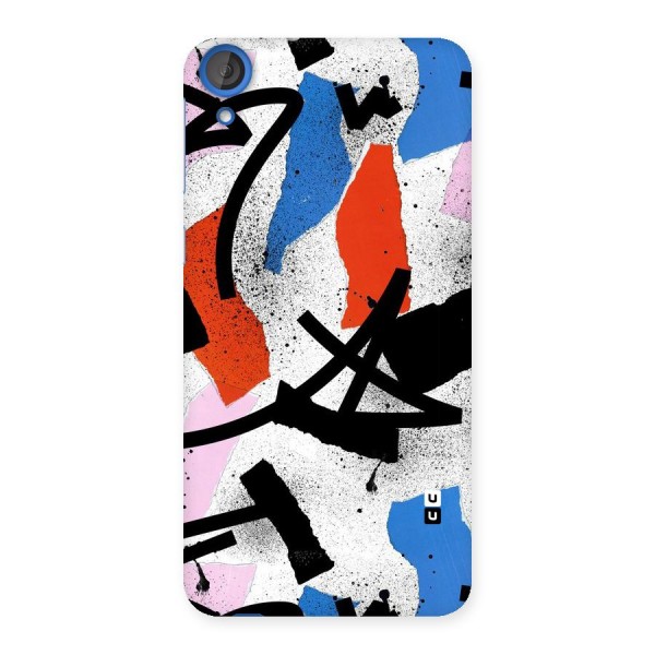 Coloured Abstract Art Back Case for HTC Desire 820