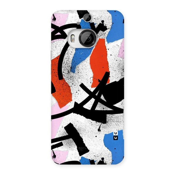 Coloured Abstract Art Back Case for HTC One M9 Plus