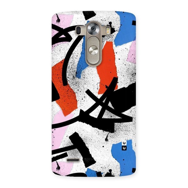 Coloured Abstract Art Back Case for LG G3