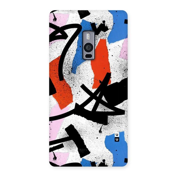 Coloured Abstract Art Back Case for OnePlus Two