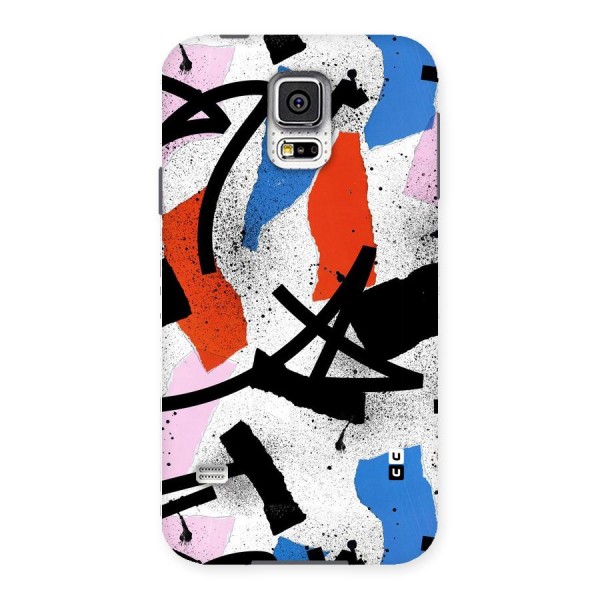 Coloured Abstract Art Back Case for Samsung Galaxy S5