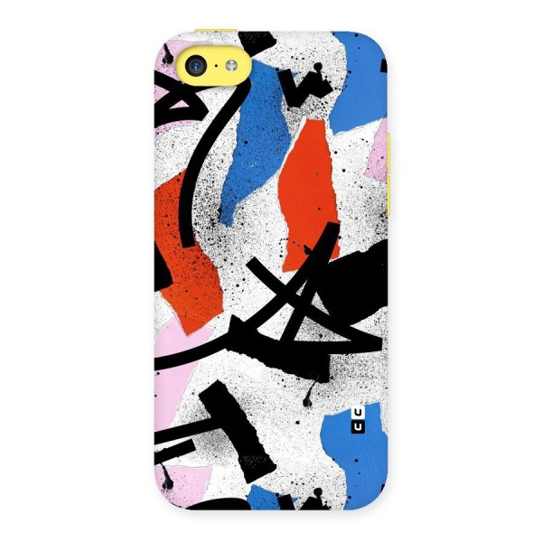 Coloured Abstract Art Back Case for iPhone 5C