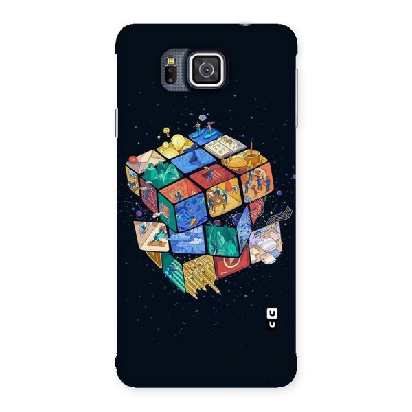 Coloured Rubic Back Case for Galaxy Alpha