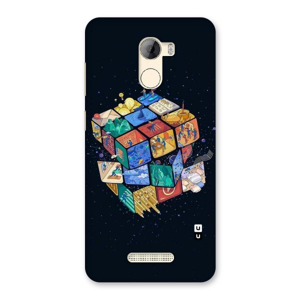 Coloured Rubic Back Case for Gionee A1 LIte