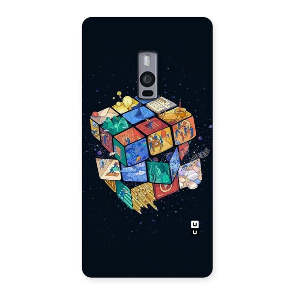 Coloured Rubic Back Case for OnePlus Two